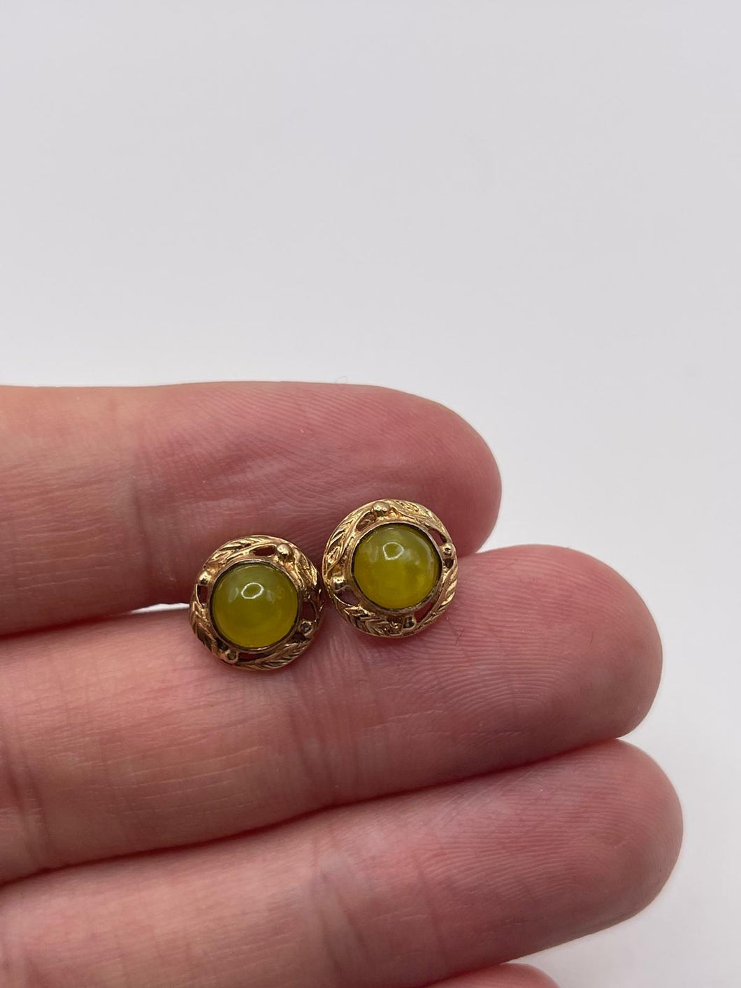 9ct gold gemstone earrings
