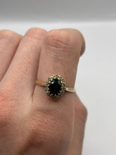 Load image into Gallery viewer, 9ct gold sapphire and diamond ring
