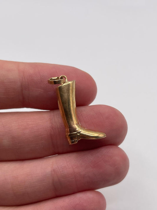 9ct gold boot charm