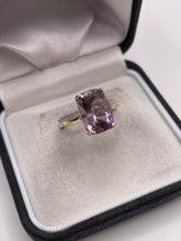 Load image into Gallery viewer, 9ct gold ametrine ring
