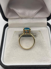 Load image into Gallery viewer, 9ct gold topaz ring
