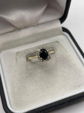 Load image into Gallery viewer, 9ct gold sapphire and diamond ring
