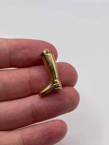 9ct gold boot charm
