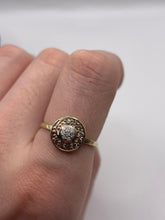 Load image into Gallery viewer, 9ct gold diamond cluster ring
