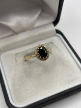 Load image into Gallery viewer, 9ct gold sapphire and diamond ring
