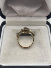 Load image into Gallery viewer, 9ct gold amethyst ring

