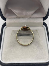 Load image into Gallery viewer, 9ct gold diamond cluster ring
