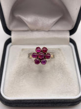 Load image into Gallery viewer, 14ct rose gold cabachon ruby ring
