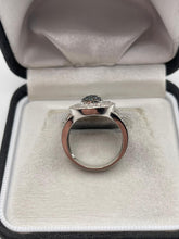 Load image into Gallery viewer, 9ct white gold diamond ring
