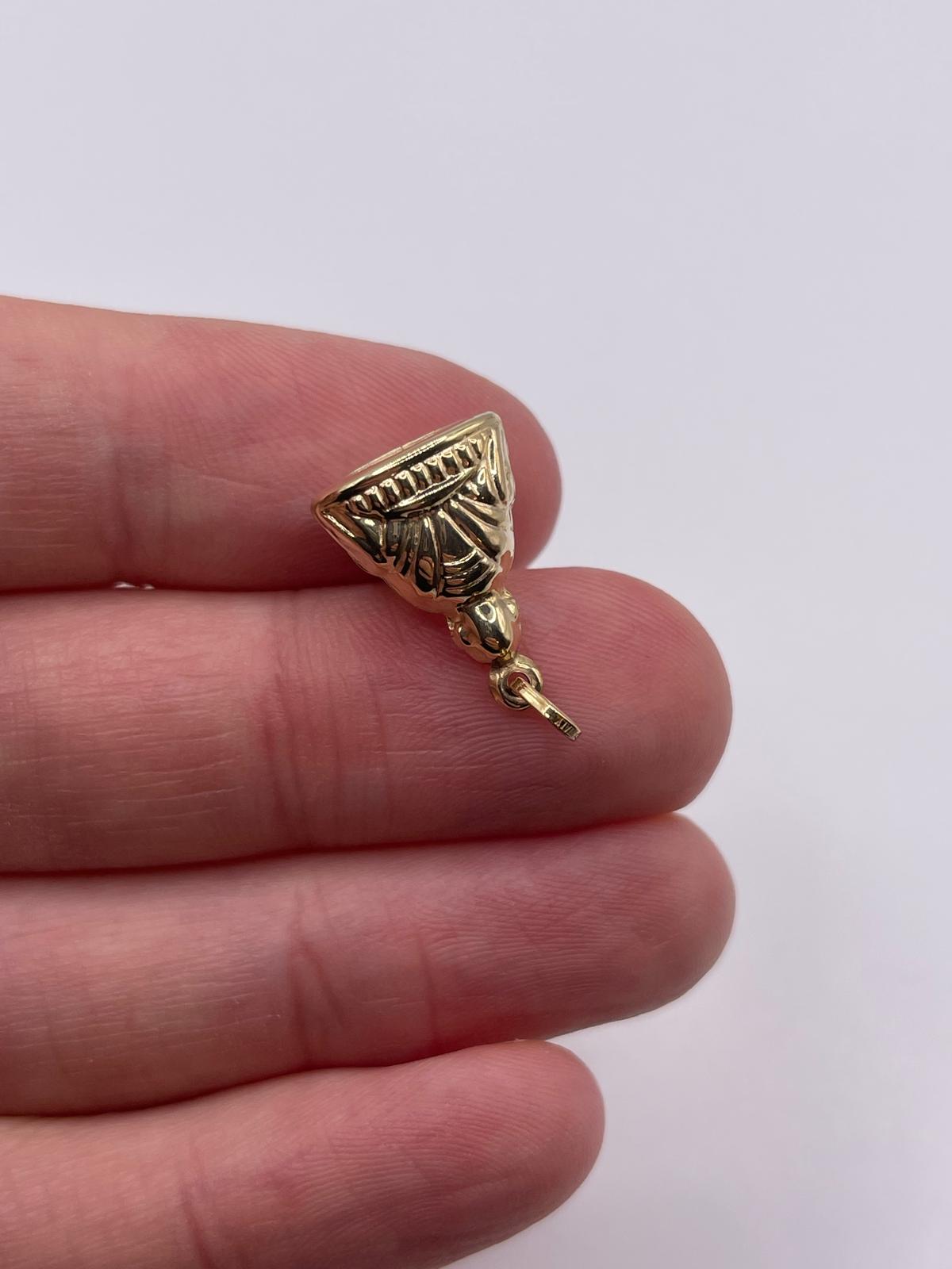 9ct gold buddha charm