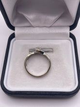 Load image into Gallery viewer, 9ct white gold diamond ring
