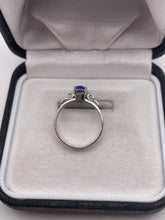 Load image into Gallery viewer, 9ct white gold tanzanite ring
