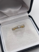 Load image into Gallery viewer, 18ct gold diamond solitaire
