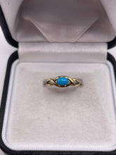 Load image into Gallery viewer, 9ct gold turquoise ring
