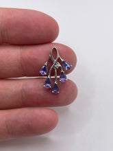 Load image into Gallery viewer, 14ct gold tanzanite and diamond pendant
