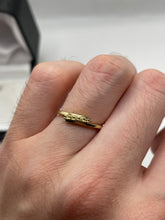 Load image into Gallery viewer, 9ct gold yellow diamond ring
