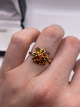Load image into Gallery viewer, RESERVED 9ct gold citrine ring
