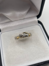 Load image into Gallery viewer, Antique 18ct gold diamond ring
