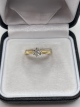 Load image into Gallery viewer, 18ct gold diamond cluster ring
