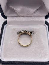 Load image into Gallery viewer, 18ct rose and yellow gold sapphire ring
